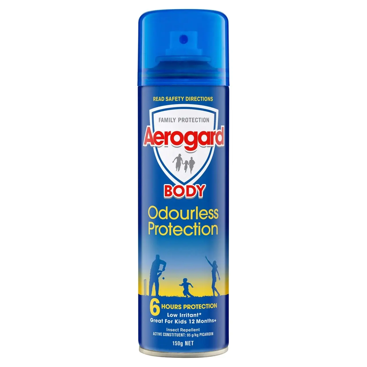 Aerogard Odourless Protection Insect Repellent Aerosol Spray 150g