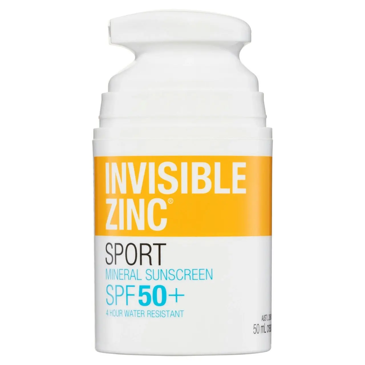 Invisible Zinc Sport Mineral Sunscreen SPF 50+ 50mL