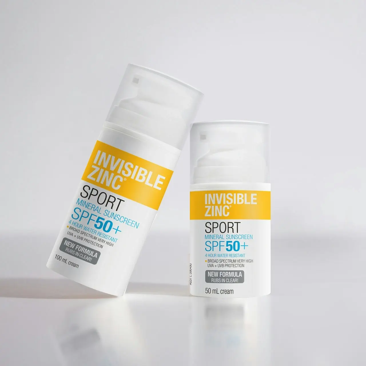 Invisible Zinc Sport Mineral Sunscreen SPF 50+ 50mL