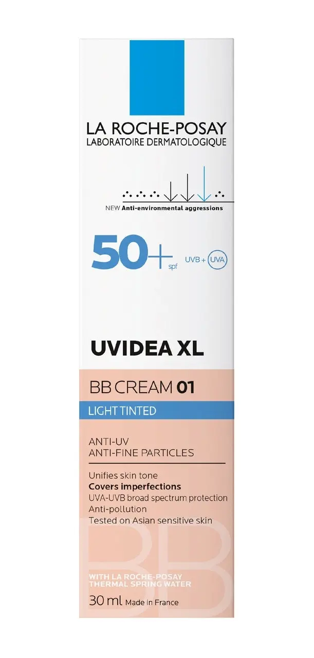 Uvidea Anthelios Tinted BB Cream SPF50+ 30mL Shade Light