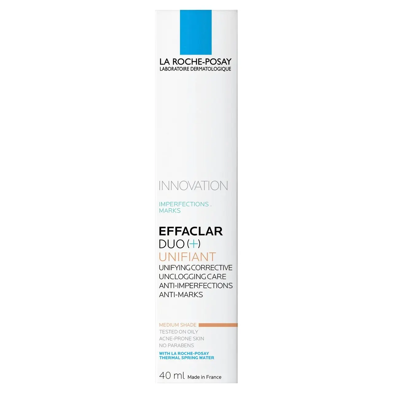 Effaclar Duo (+) Unifiant Medium Anti-Acne Tinted Moisturiser 40mL