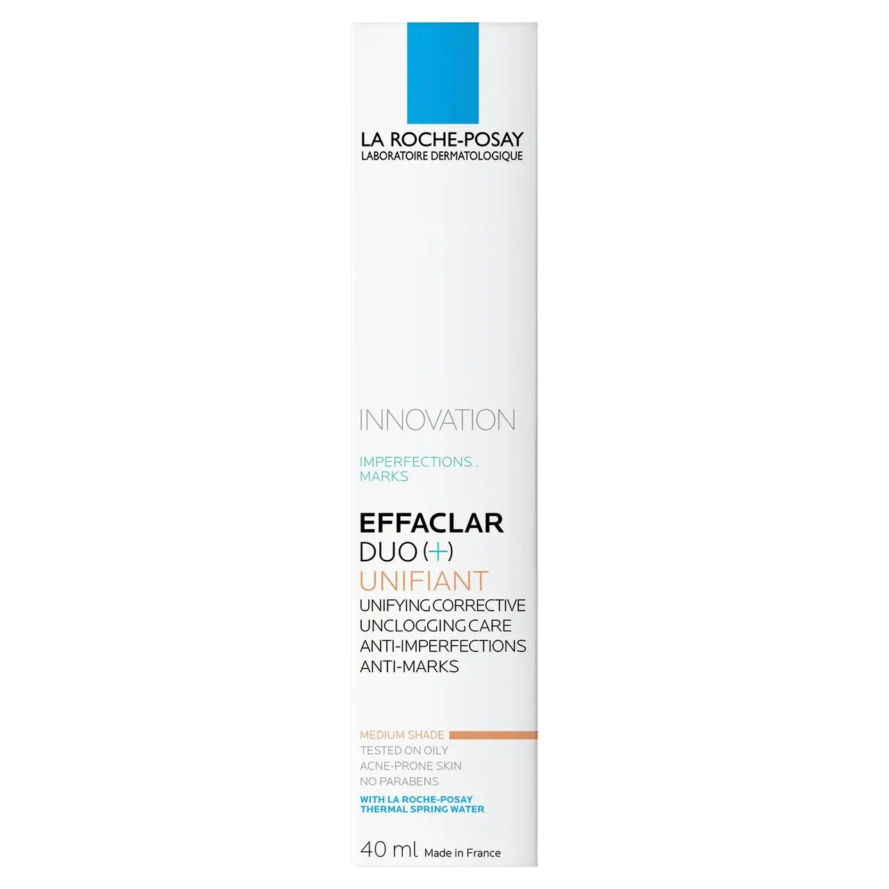 Effaclar Duo (+) Unifiant Medium Anti-Acne Tinted Moisturiser 40mL