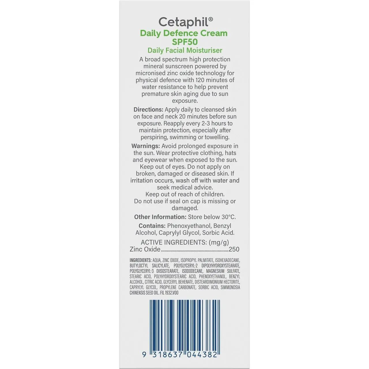 Cetaphil Intensive Moisturising Cream 85g, For Very Dry Skin