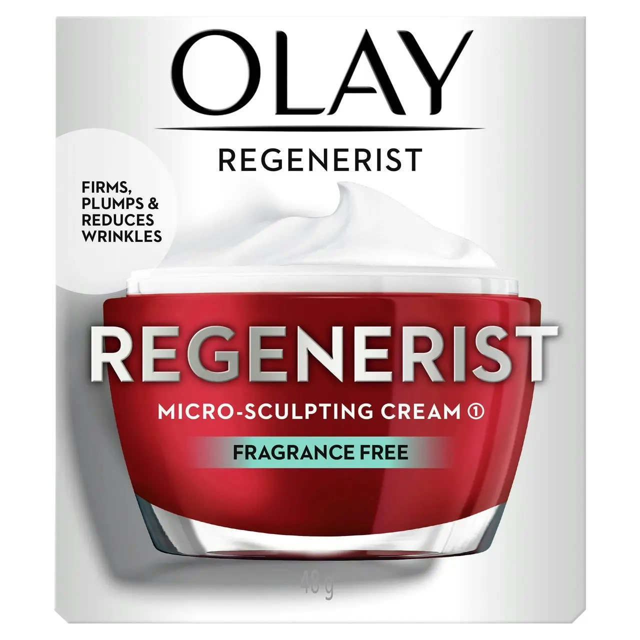 Olay Regenerist Micro-Sculpting Face Cream Moisturiser Fragrance Free 48g