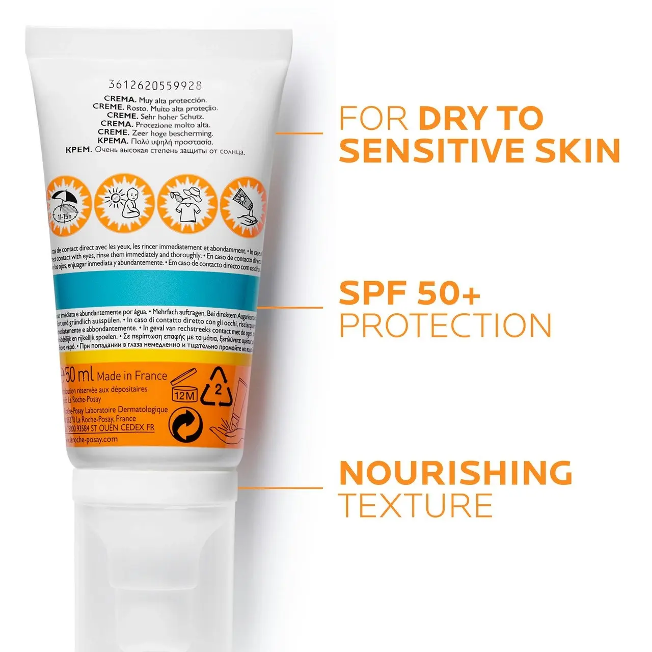 Anthelios Ultra Facial Sunscreen SPF 50+ 50mL