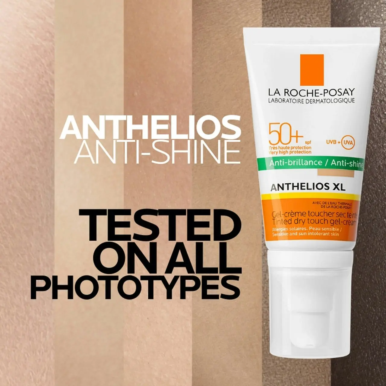 Anthelios XL Anti-Shine Tinted Dry Touch Facial Sunscreen SPF50+ 50mL