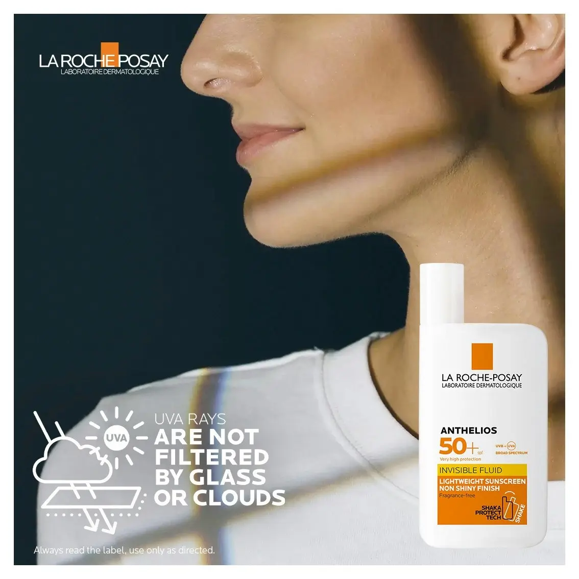 Anthelios Invisible Fluid Facial Sunscreen SPF 50+ 50mL