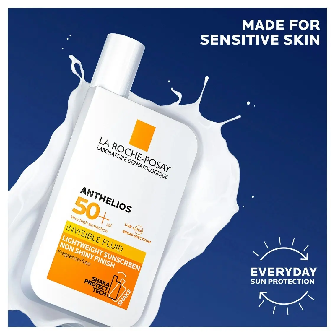 Anthelios Invisible Fluid Facial Sunscreen SPF 50+ 50mL