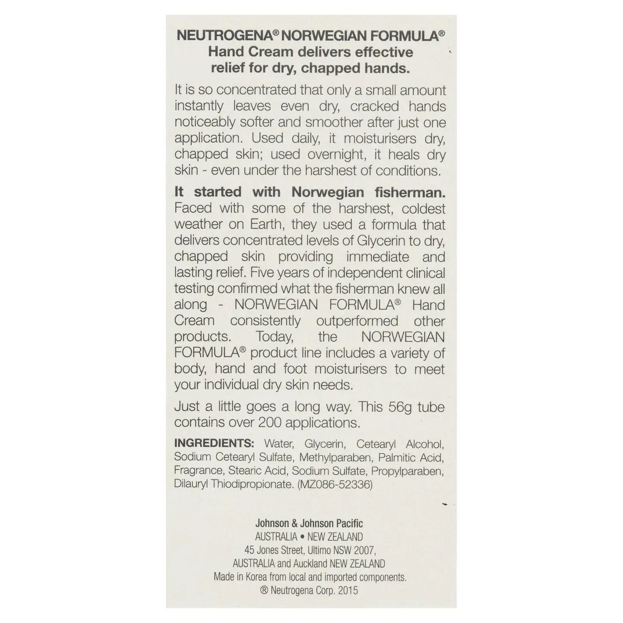 Neutrogena Norwegian Formula Intense Repair Hand Cream