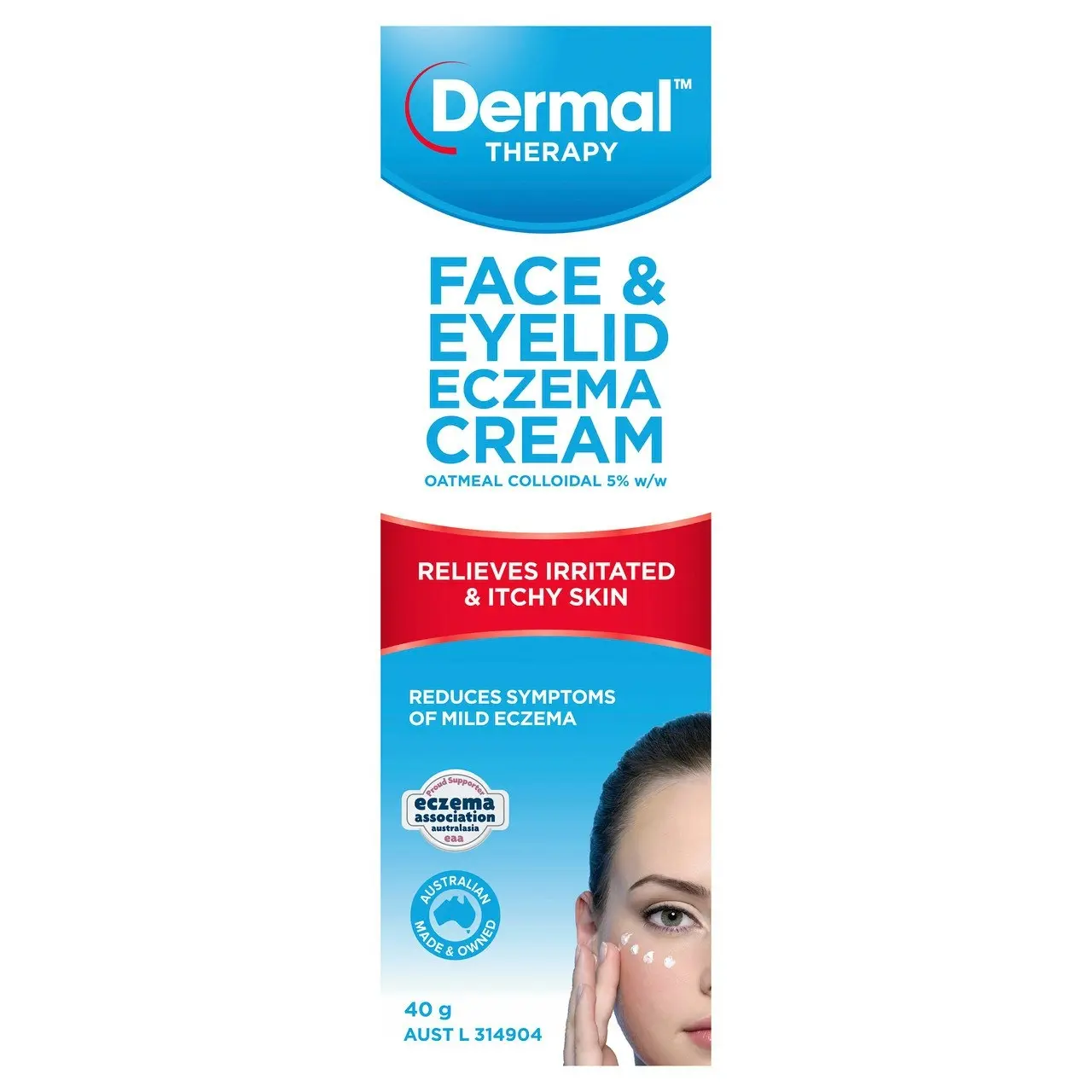 Dermal Therapy Face & Eyelid Eczema Cream 40g