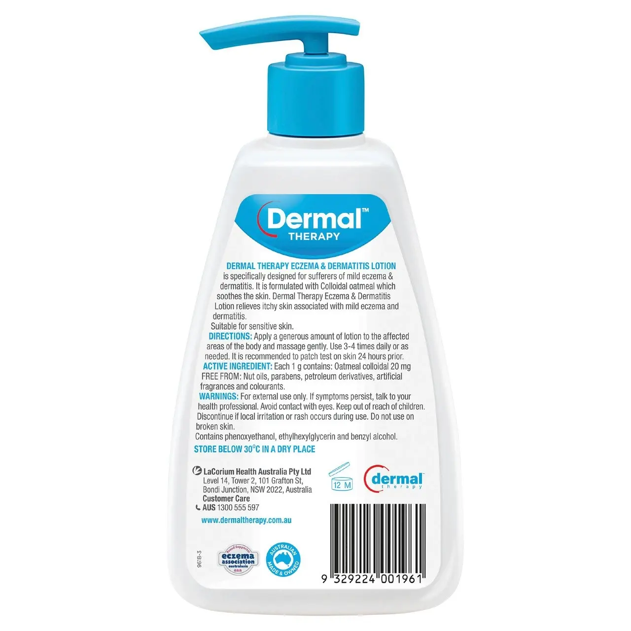 Dermal Therapy Eczema & Dermatitis Lotion 250mL