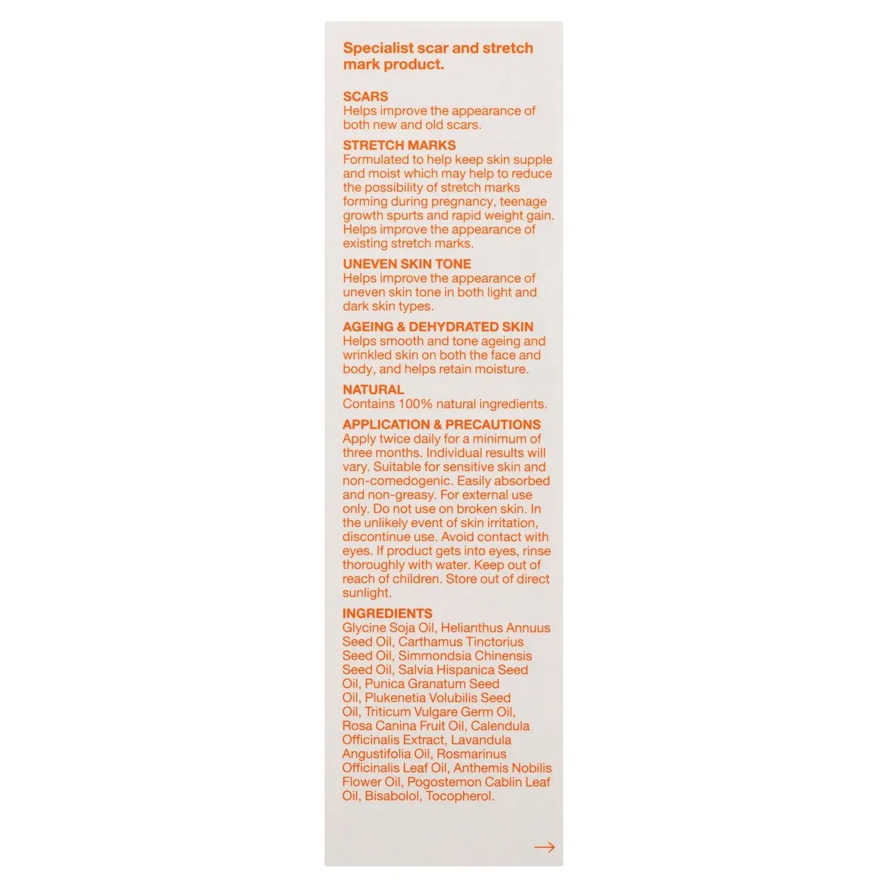 Bio-Oil Skincare Oil Natural 125mL