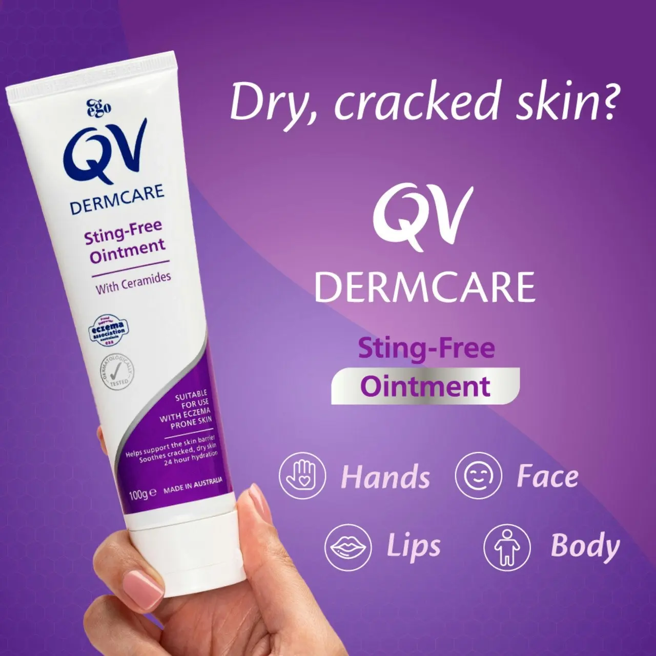 QV Dermcare Sting-Free Ointment 200g