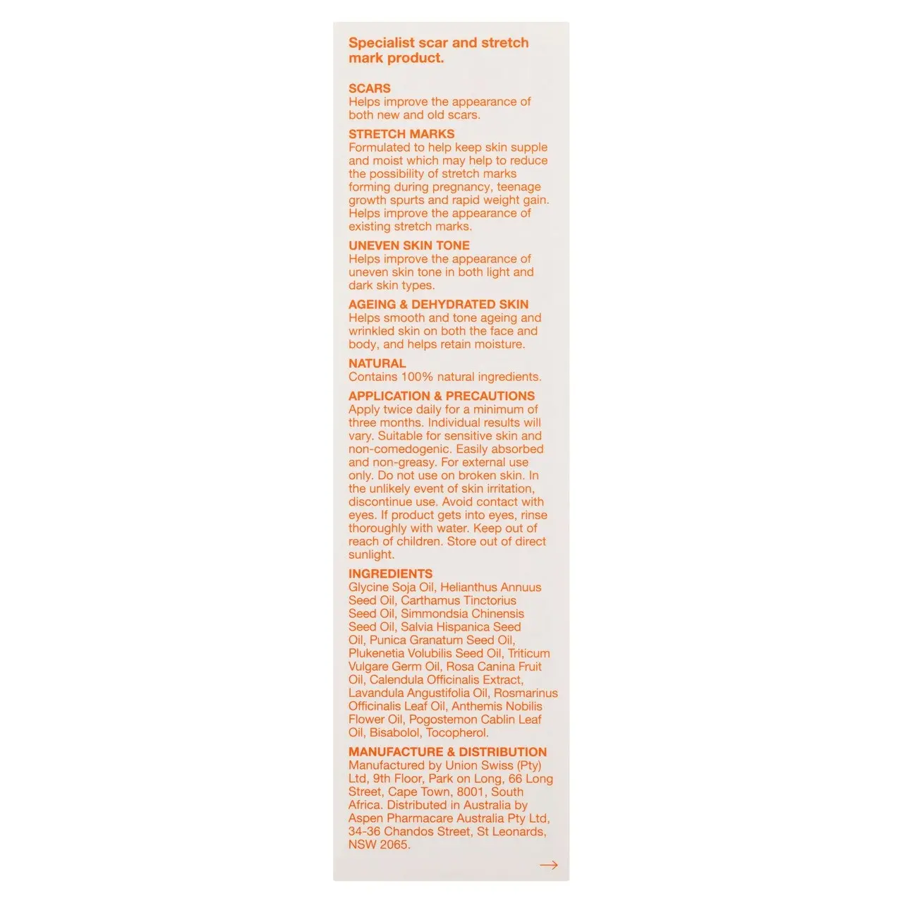 Bio-Oil Skincare Oil Natural 200mL