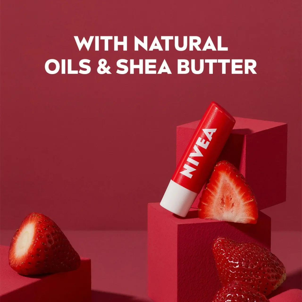 Nivea Strawberry Shine Lip Balm 4.8g