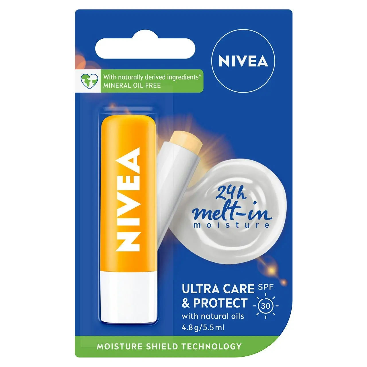 Nivea Ultra Care & Protect Lip Balm SPF30 4.8g