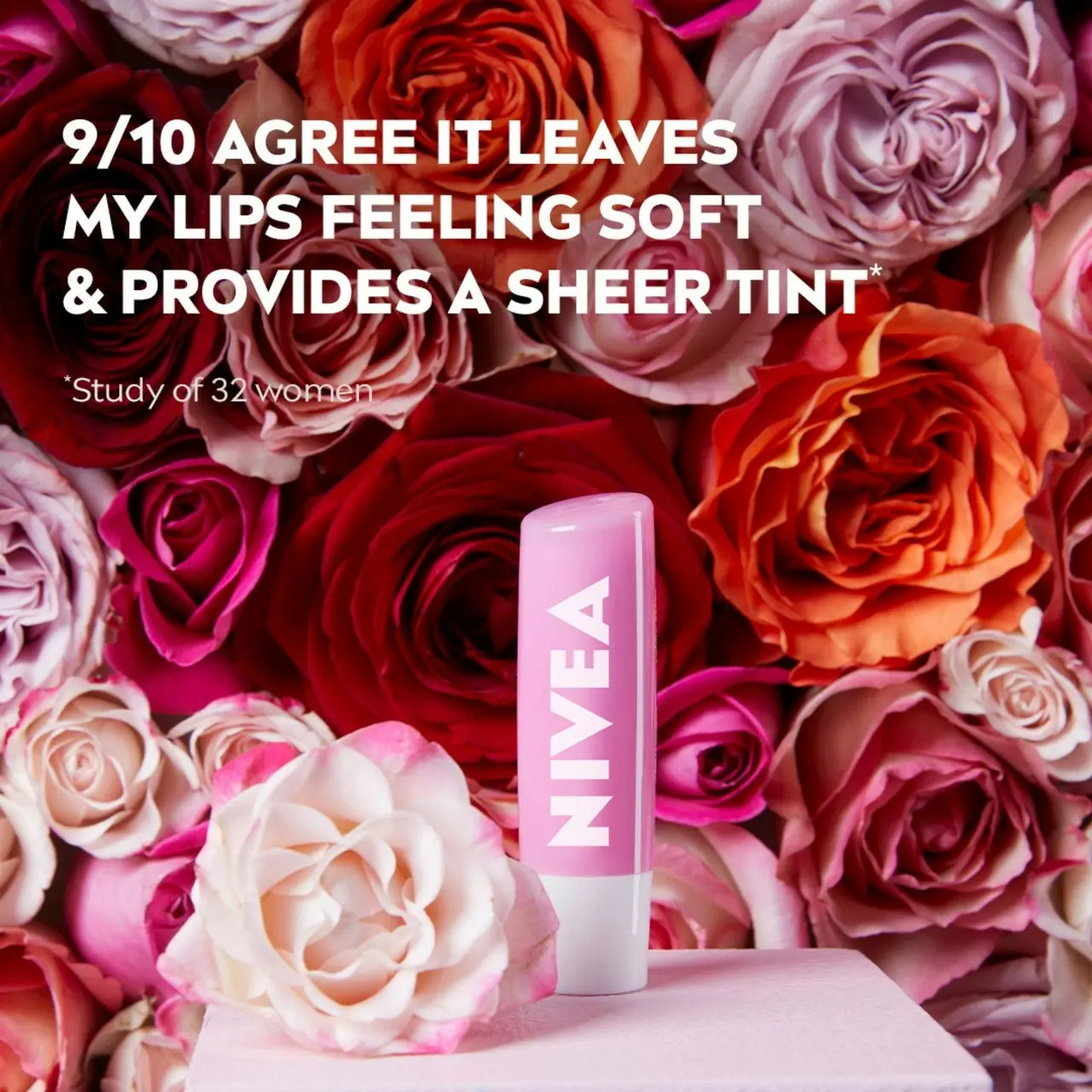 Nivea Soft Rose Lip Balm 4.8g