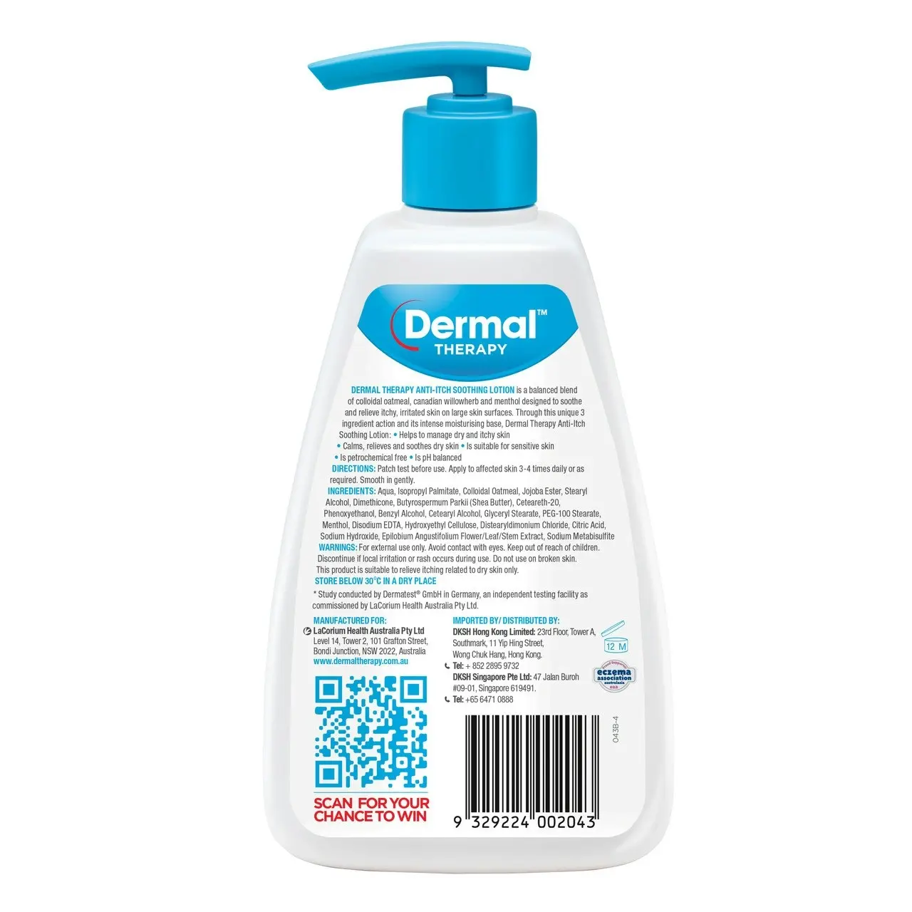 Dermal Therapy Anti-Itch Soothing Lotion 250mL