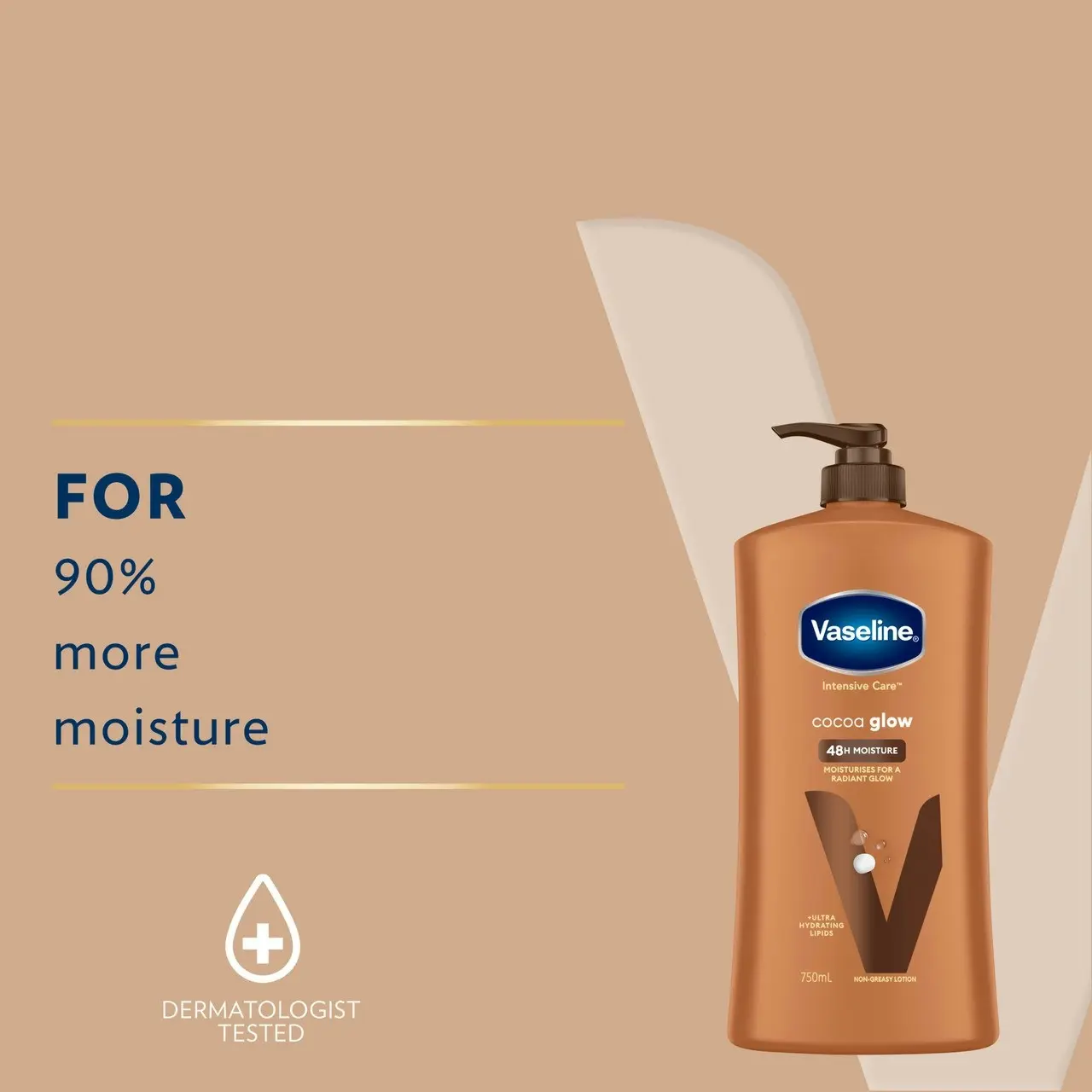 Vaseline Intensive Care Body Lotion Cocoa Glow 750 ml