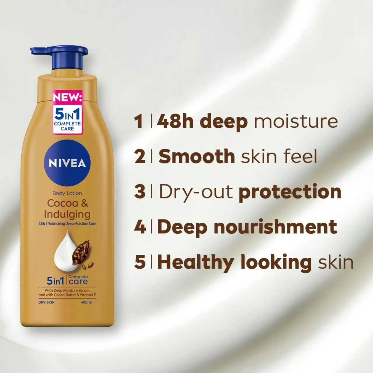 Nivea Cocoa & Indulging Body Lotion 400ml