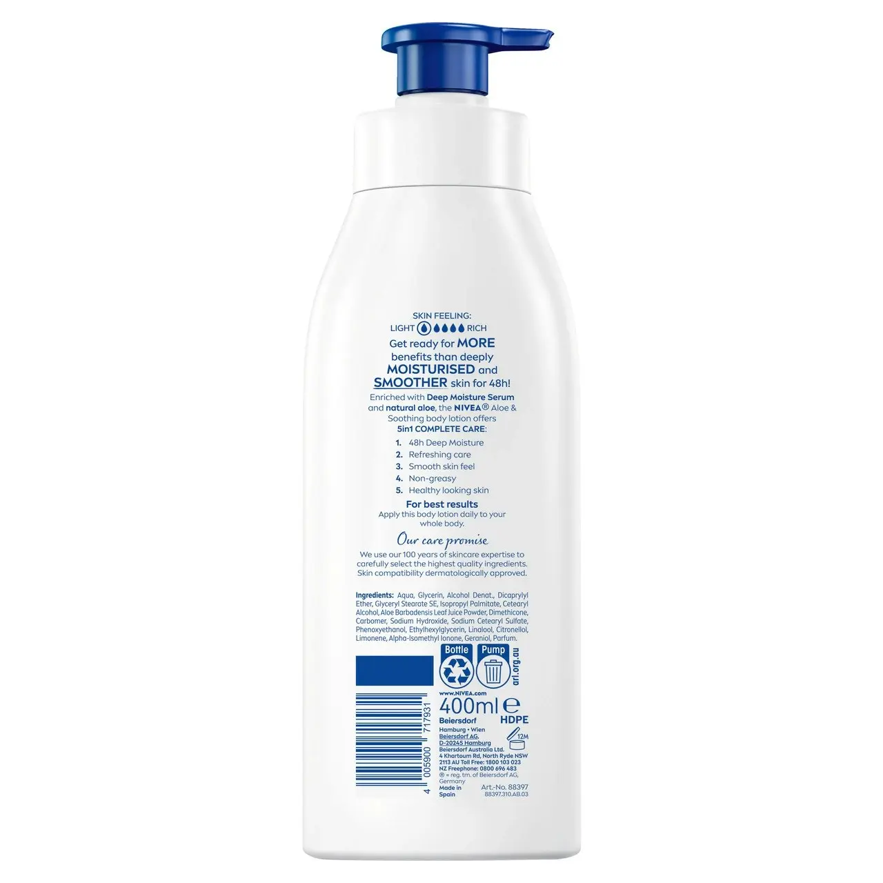 Nivea Aloe & Soothing Body Lotion