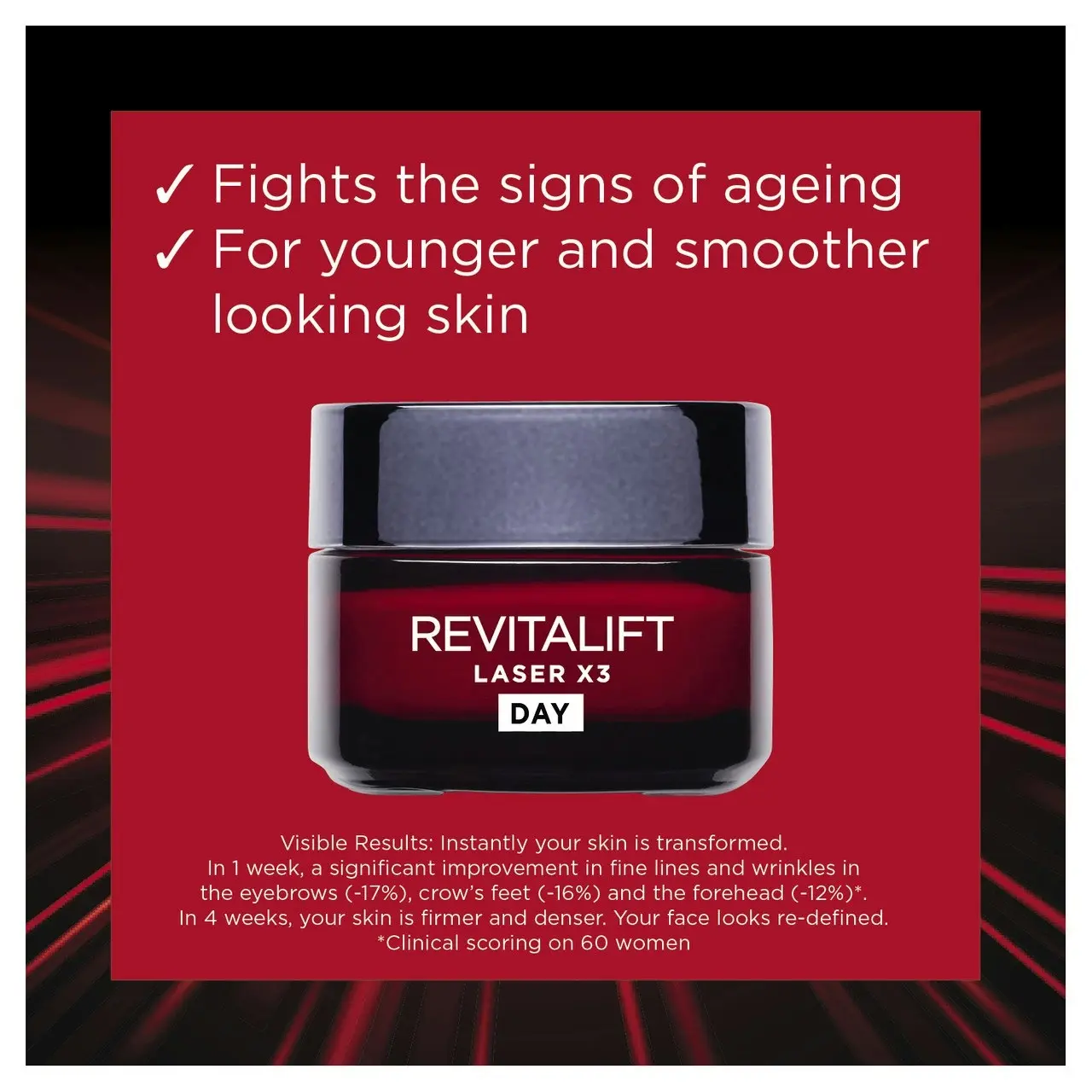 L'Oreal Paris Revitalift Laser X3 Anti-Ageing Day Cream 50ml