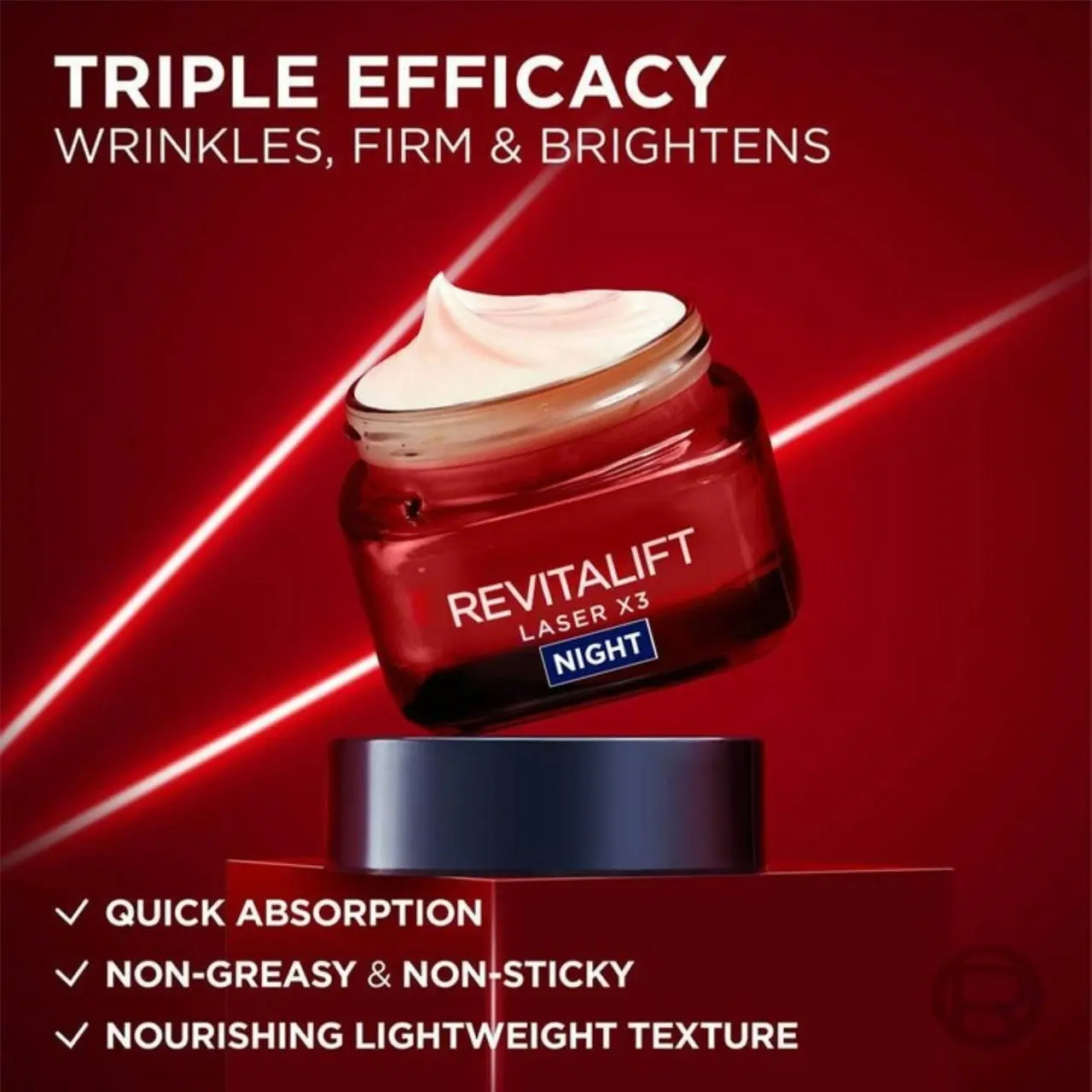 L'Oreal Paris Revitalift Laser X3 Anti-Ageing Night Cream 50ml