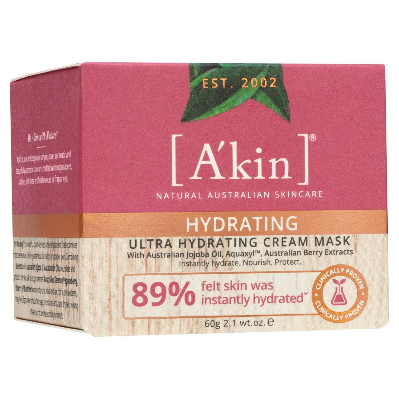 A'kin Ultra Hydrating Cream Mask 60g