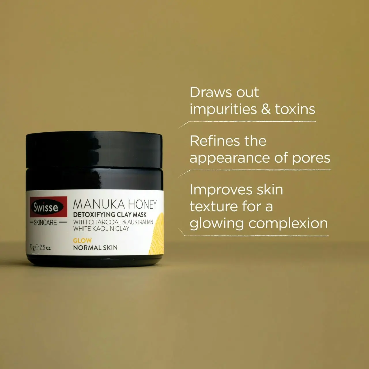 Swisse Skincare Manuka Honey Detoxifying Clay Mask 70g