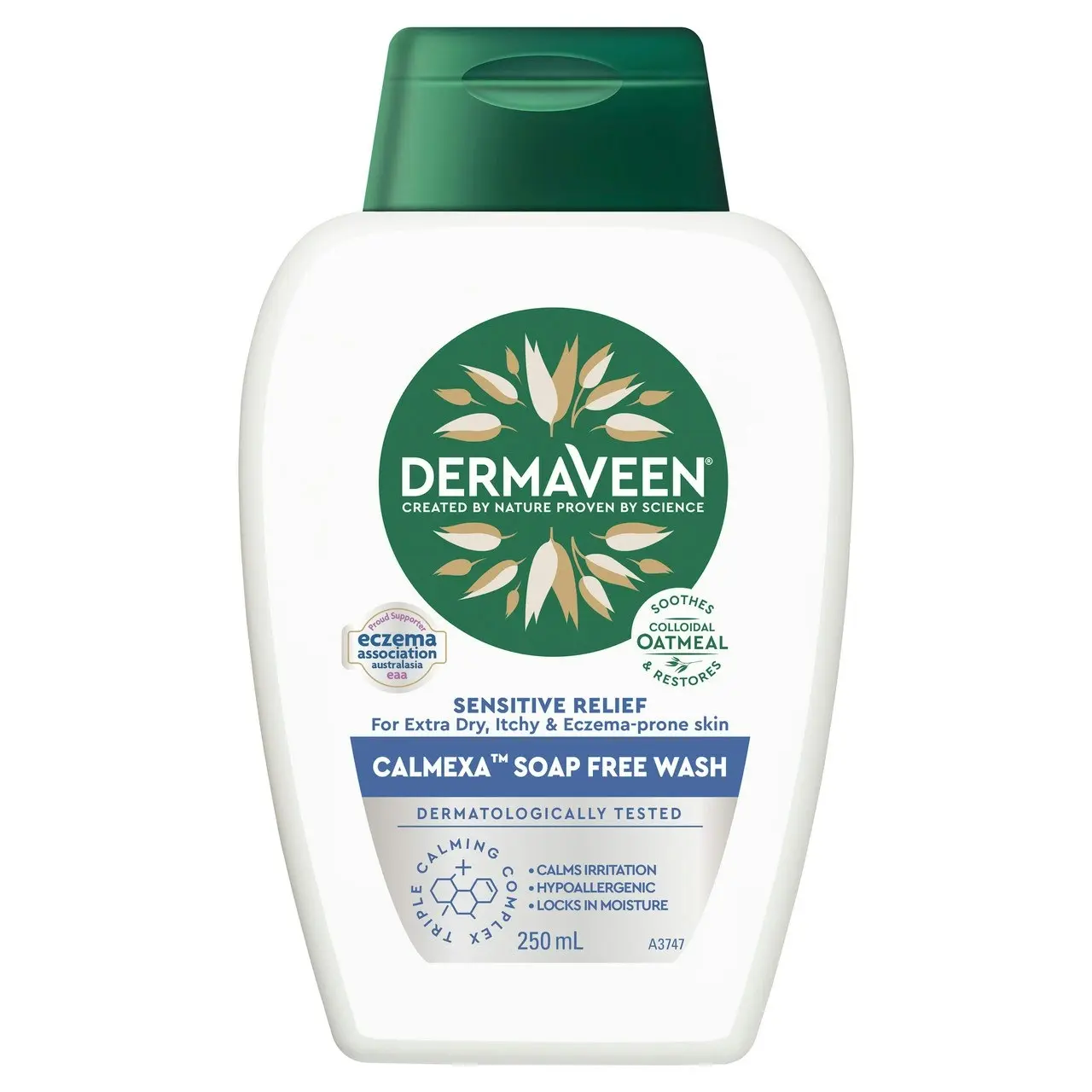 DermaVeen Sensitive Relief Calmexa Soap Free Wash 250mL