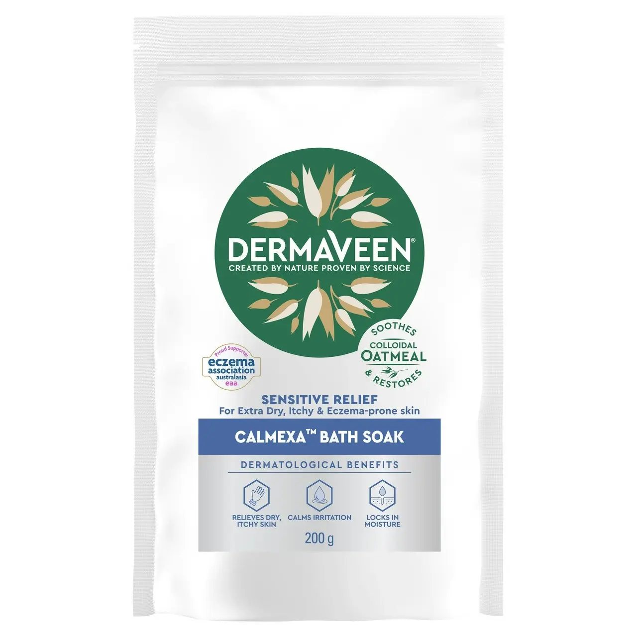 DermaVeen Sensitive Relief Calmexa Bath Soak 200g