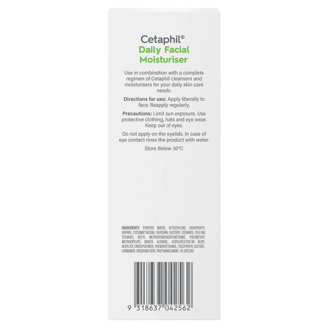 Cetaphil Daily Facial Moisturiser 118ml