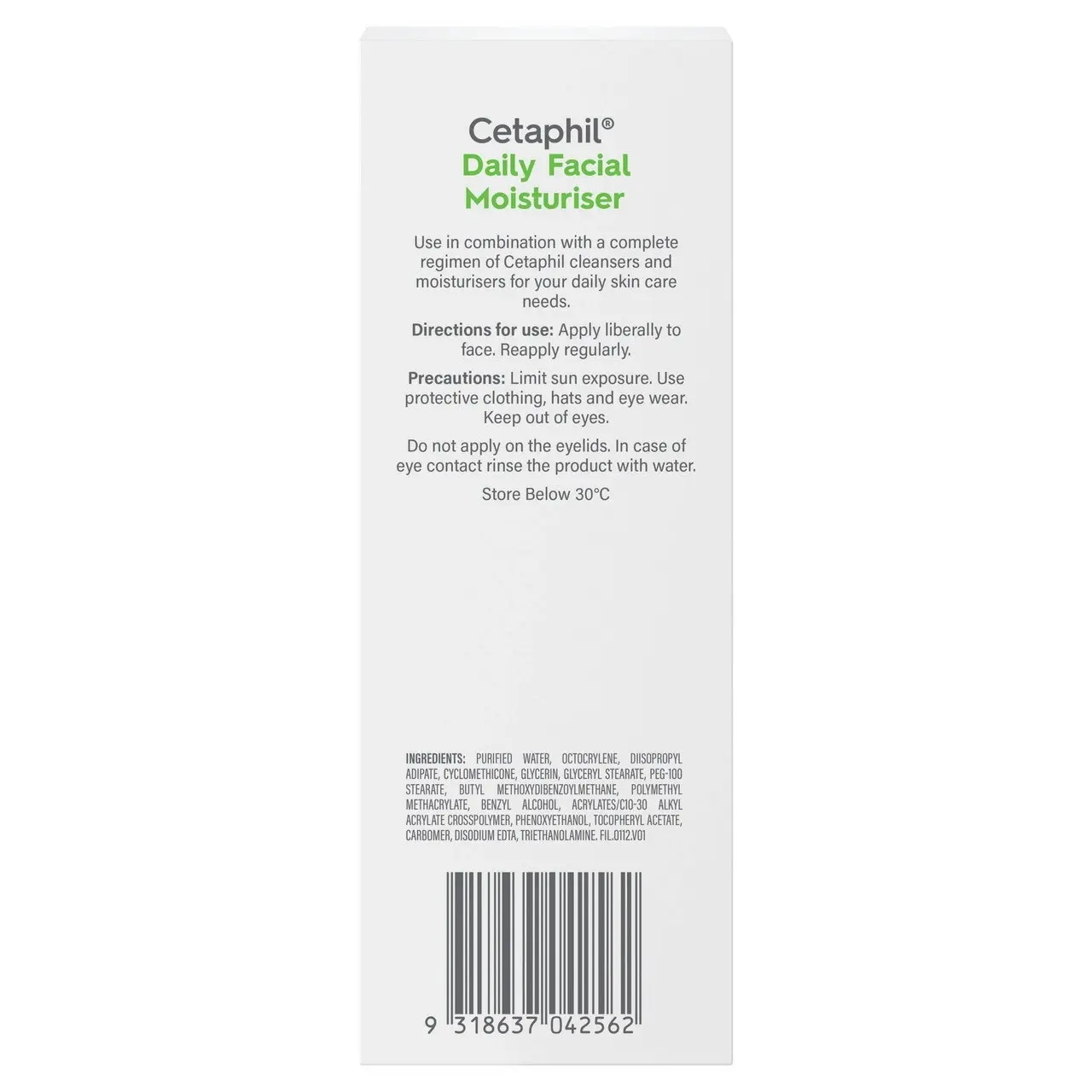 Cetaphil Daily Facial Moisturiser 118ml