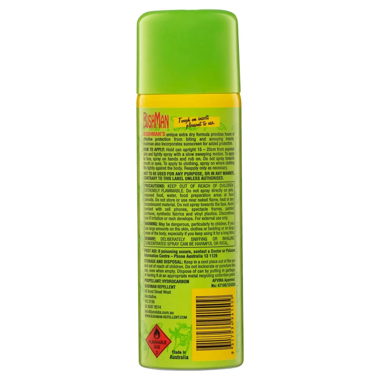 Bushman Repellent Plus 20% DEET with Sunscreen 150g