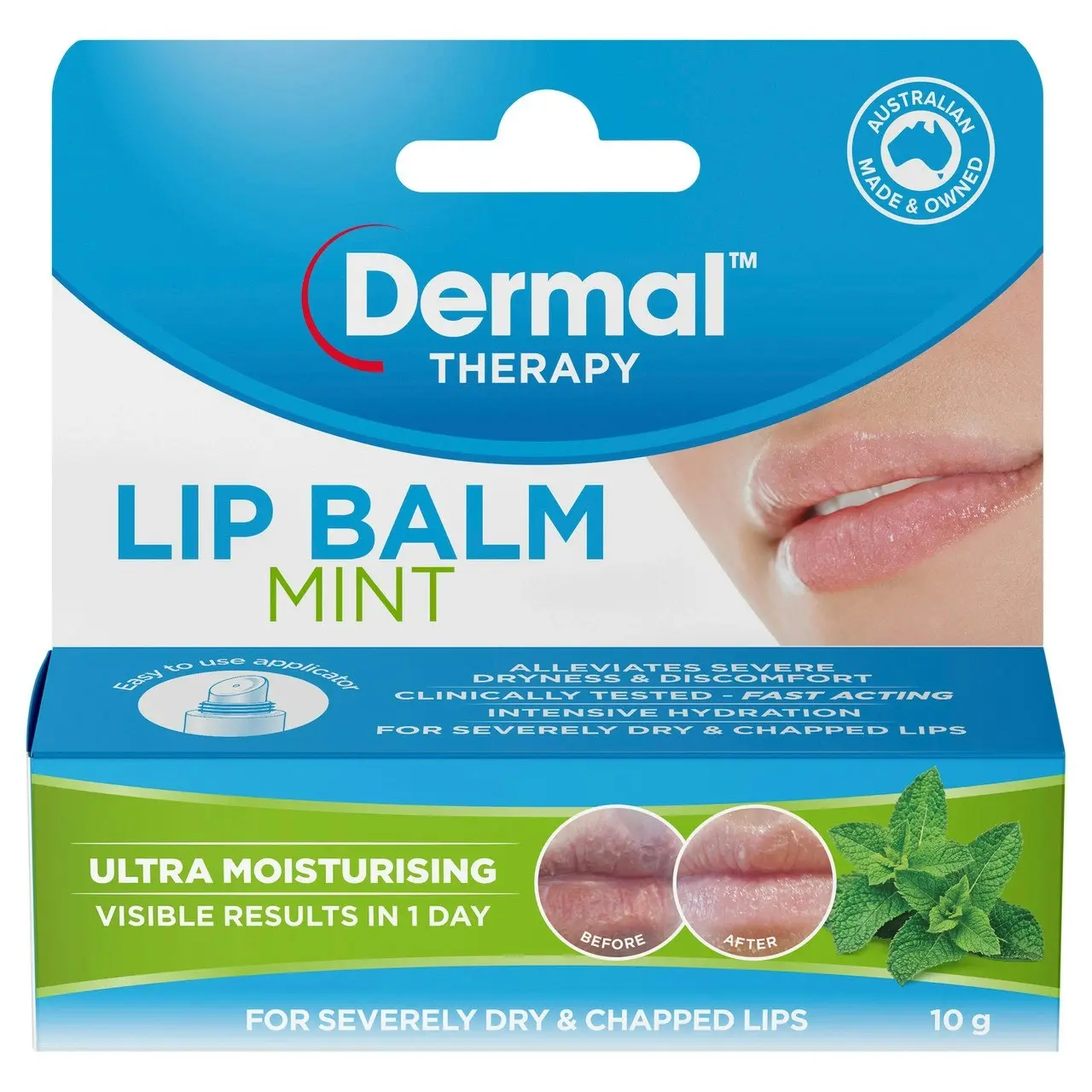 Dermal Therapy Lip Balm Mint 10g