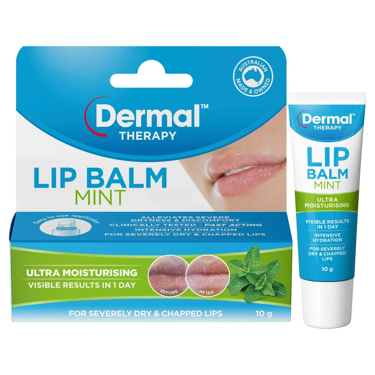 Dermal Therapy Lip Balm Mint 10g