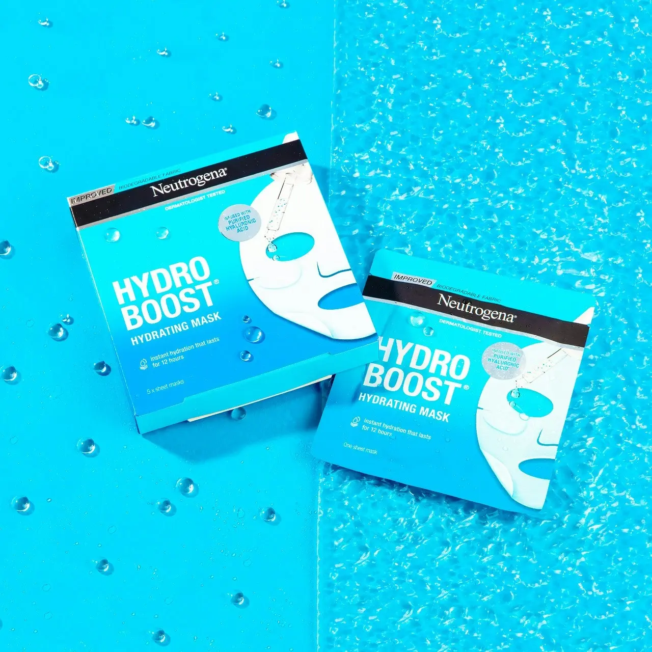 Neutrogena Hydro Boost Hyaluronic Acid Hydrating Face Mask 5 Pack