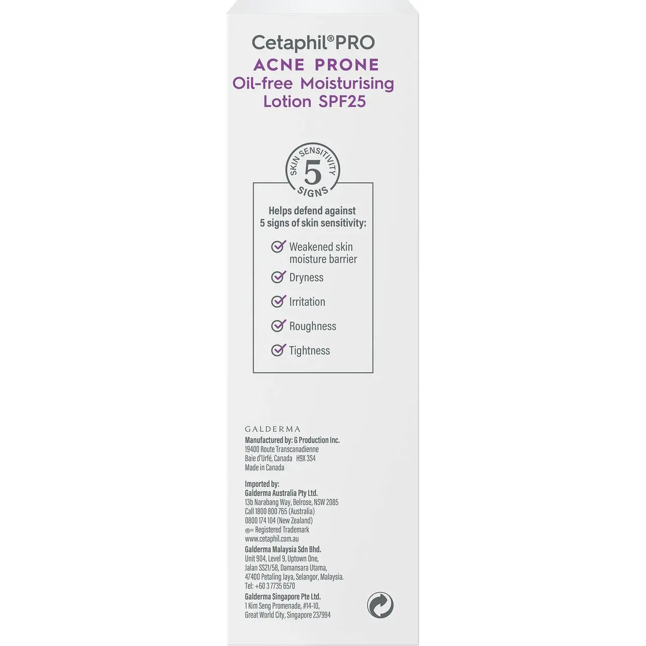 Cetaphil Pro Acne Prone Oil-Free Moisturising Lotion SPF25