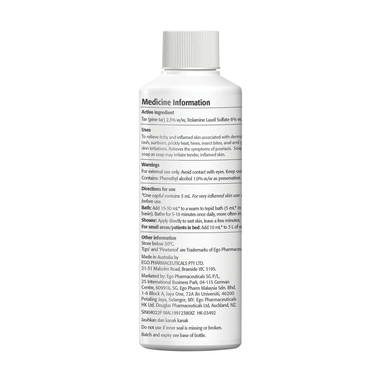 Pinetarsol Solution 200ml