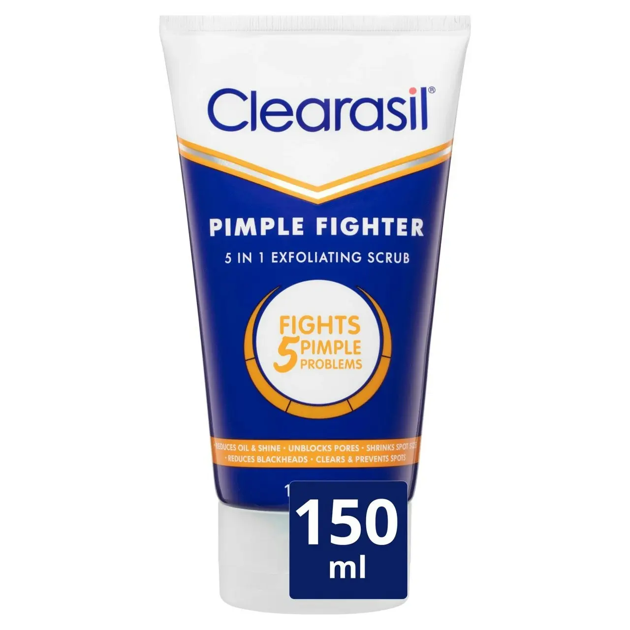 Clearasil Pimple Fighter 5 in 1 Scrub 150mL