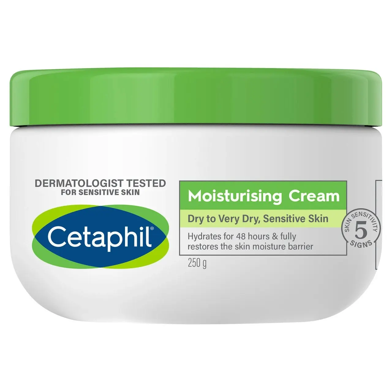 Cetaphil Moisturising Cream 250g, Rich Hydrating Moisturiser