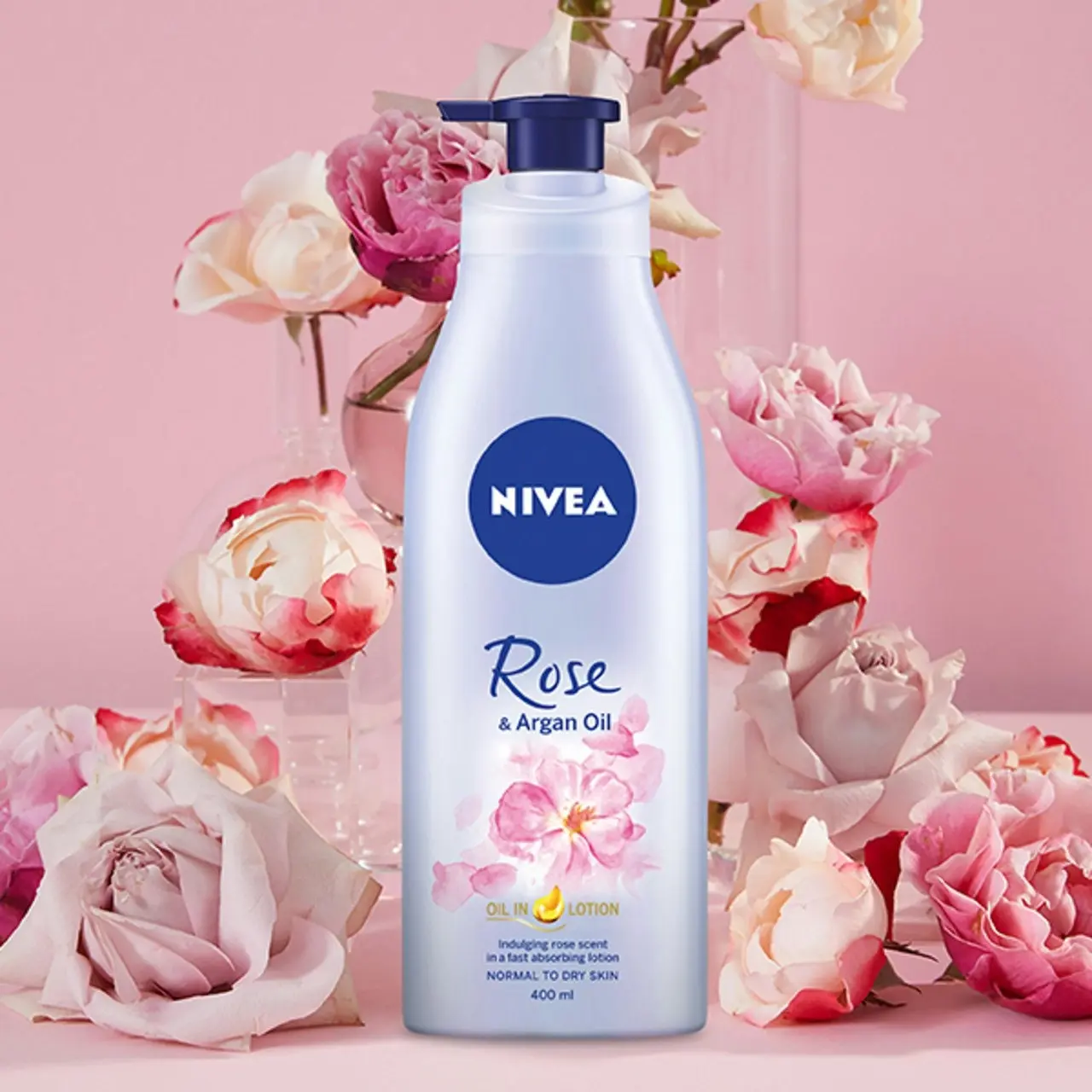 Nivea Oil in Lotion Rose & Argan Oil