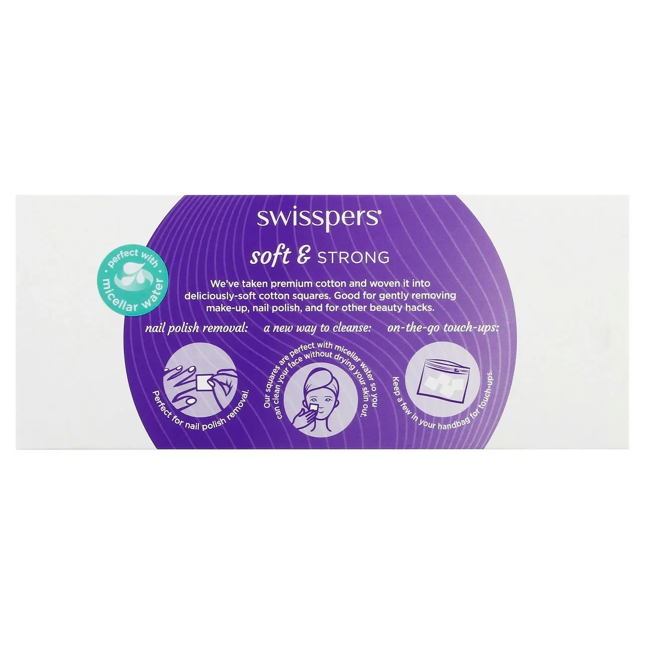 Swisspers Cotton Squares 150 pack