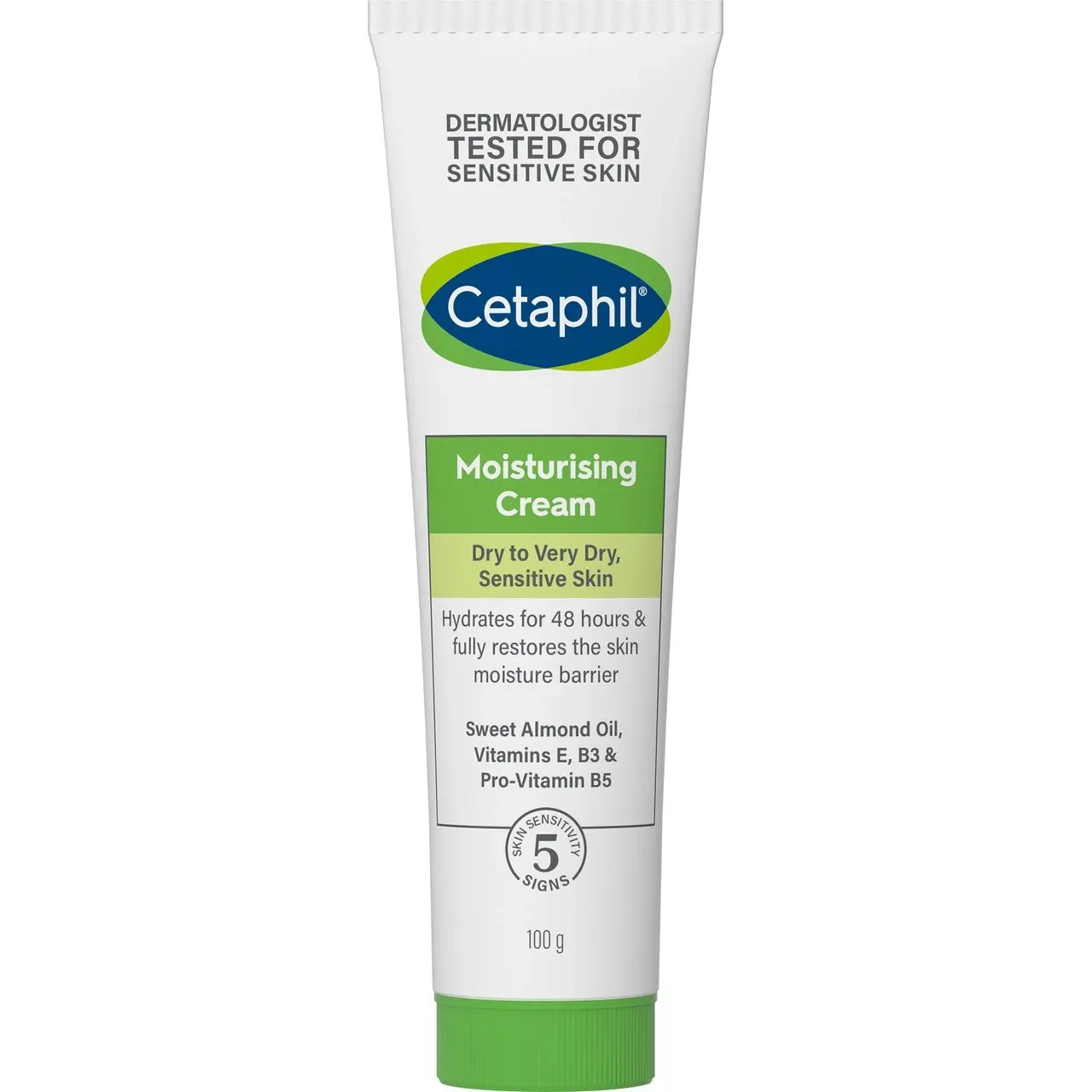 Cetaphil Moisturising Cream 100g, Rich Hydrating Moisturiser