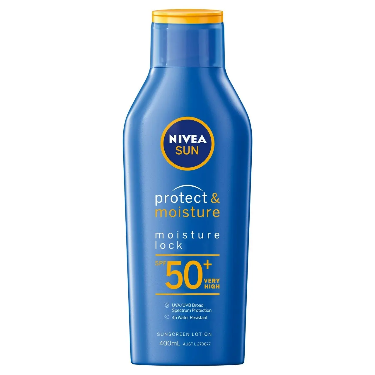 Nivea Protect & Moisture Moisture Lock SPF50+ Sunscreen 400ml