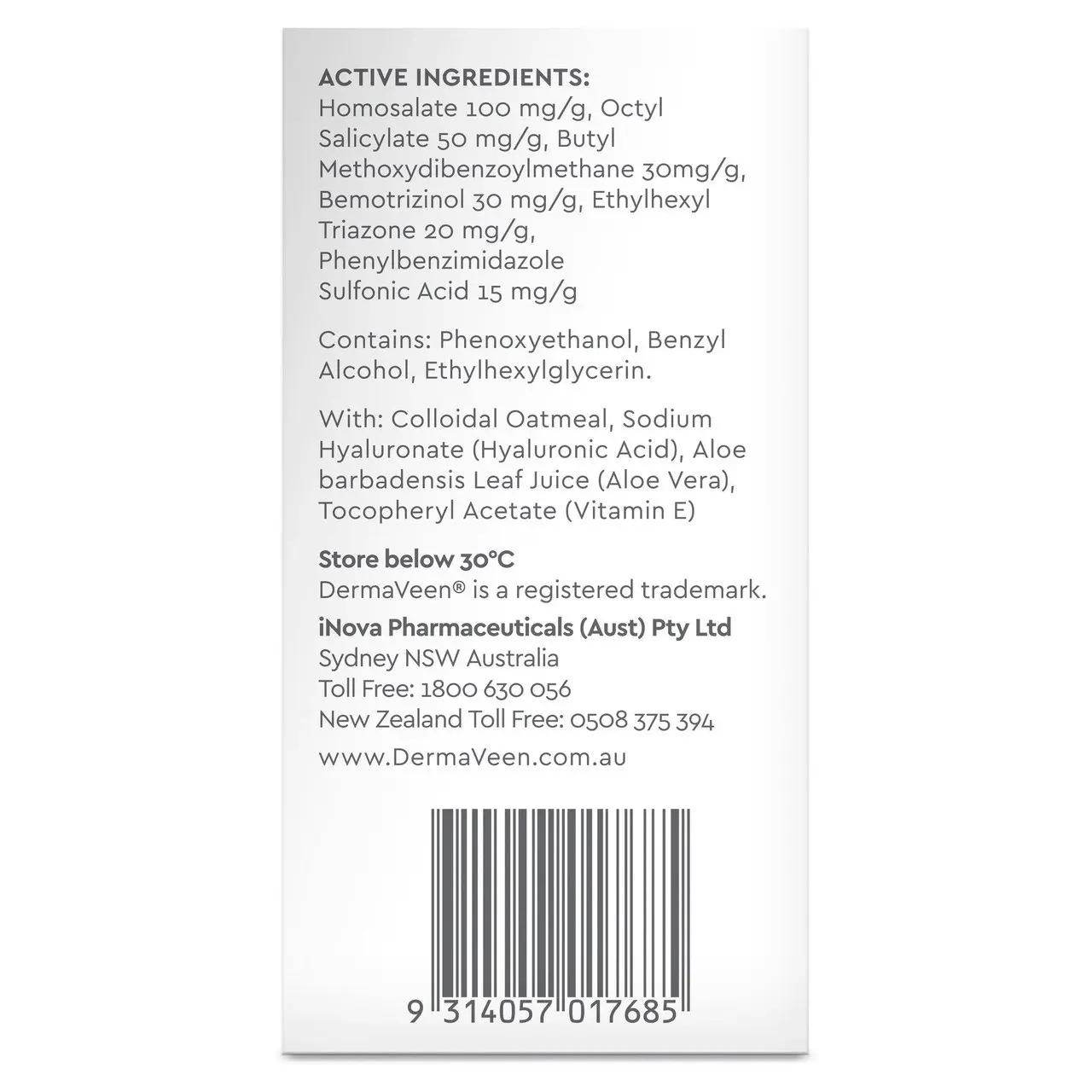 DermaVeen Ultra Light Day Lotion SPF50+ 50mL