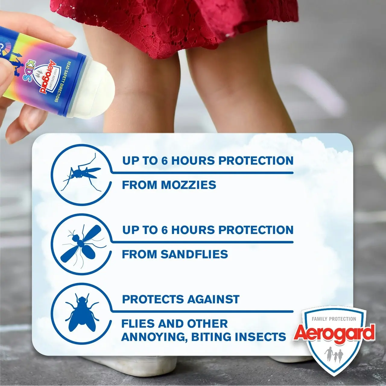 Aerogard Kids Insect Repellent Roll-On 50mL