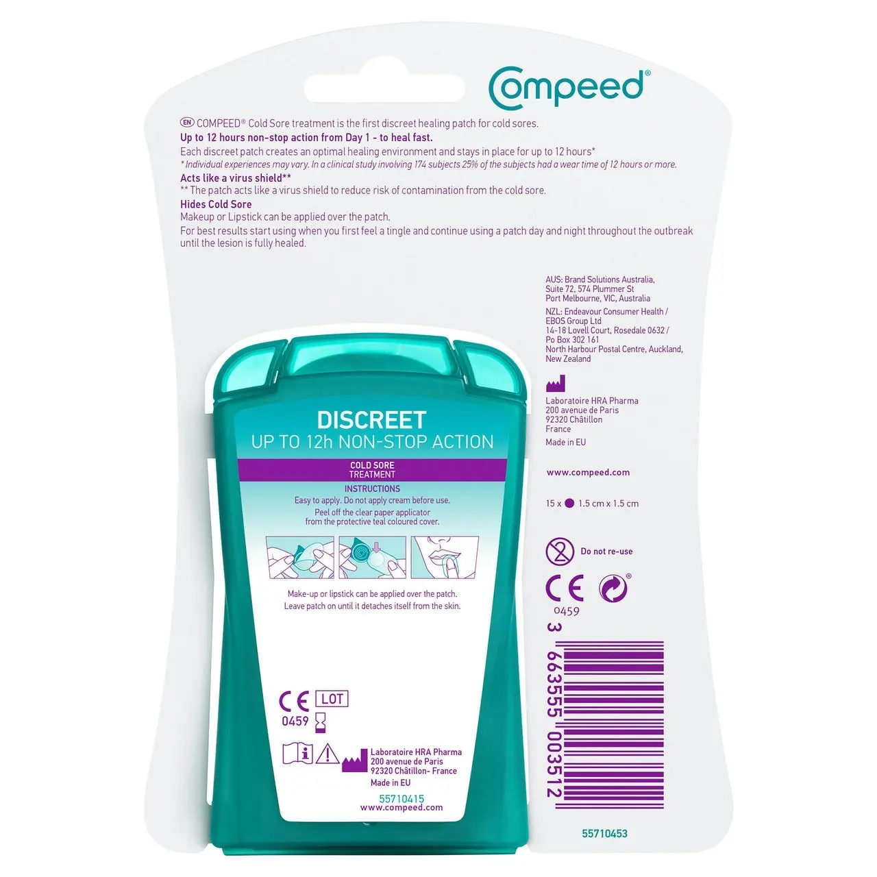 COMPEED Cold Sore Patch 15pack