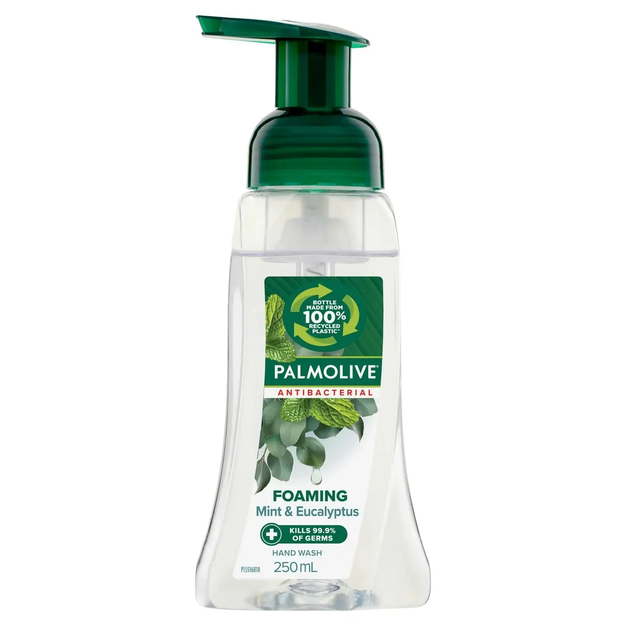 Palmolive Foaming Antibacterial Liquid Hand Wash Soap, 250mL, Mint & Eucalyptus Pump, Limited Edition Pump