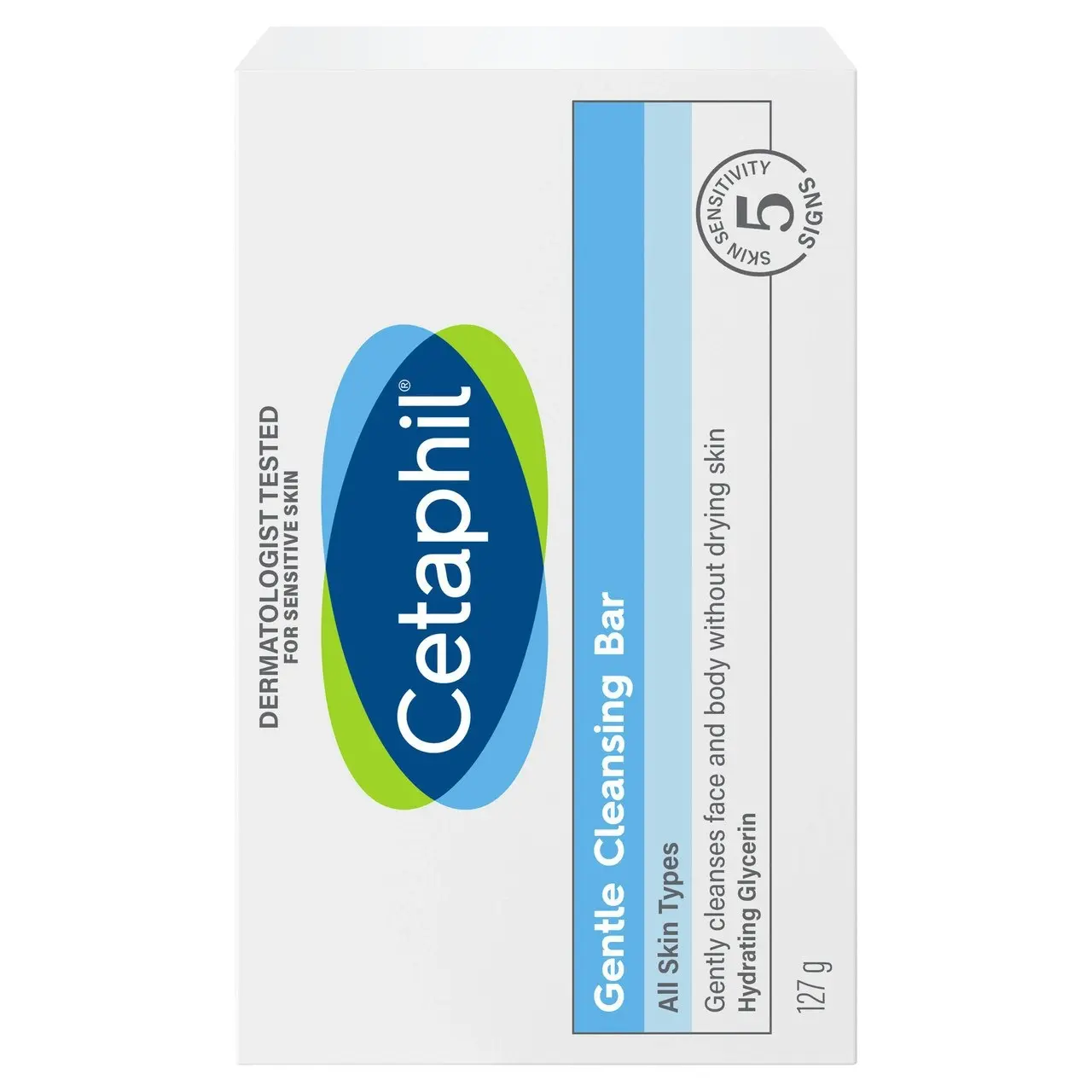 Cetaphil Gentle Cleansing Bar 127g, Gentle to Skin